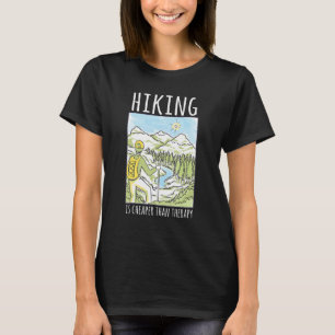 T-shirt La randonnée est moins chère que l'aventure en ple