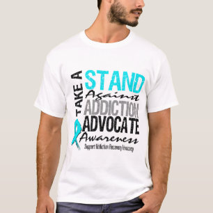 T-shirt La récupération de dépendance prennent une