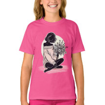 La réflexion tranquille d'une femme