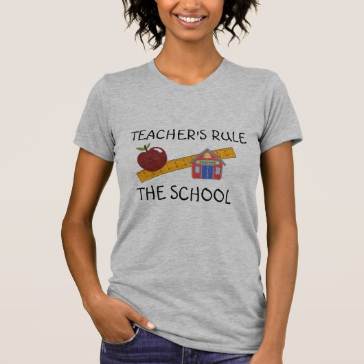 T-shirt "La Règle de l'enseignant" (Devant)