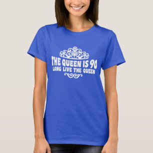 T-shirt La Reine A 90 Ans