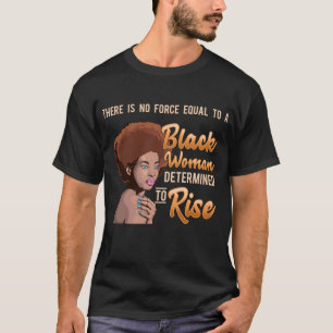 T-shirt La Reine Africaine Magique Black Girl Déterminée