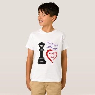 T-shirt La reine de mon coeur