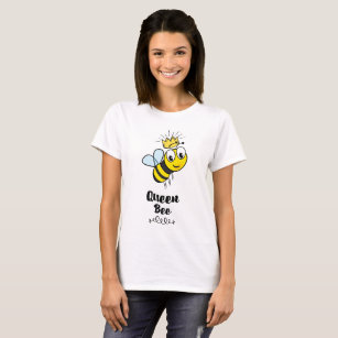 T-shirt La reine des abeilles mignonne gaffent l'abeille