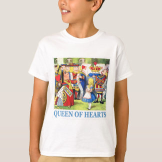 T-shirt La reine des coeurs rencontre Alice au pays des