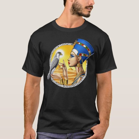 T-shirt La reine égyptienne Nefertiti (Devant)
