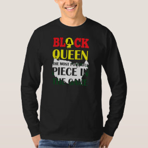 T-shirt La Reine Noire La Plus Puissante Pour Les Femmes N