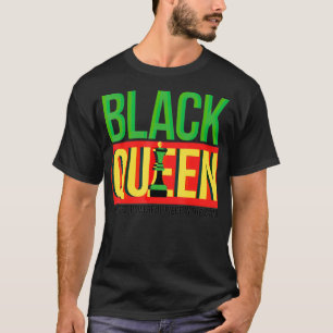 T-shirt La Reine Noire Pièce La Plus Puissante Dans Le Jeu