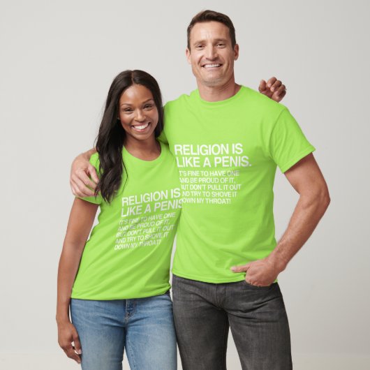 T-SHIRT LA RELIGION EST COMME (Unisexe)
