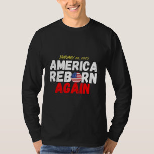 T-shirt La renaissance de l'Amérique maga à nouveau Trump