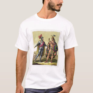 T-shirt La rencontre entre Hernando Cortes (1485-1547)