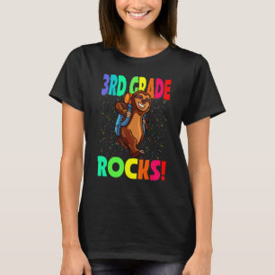T-shirt La rentrée scolaire du paresseux de 3e année Rocks