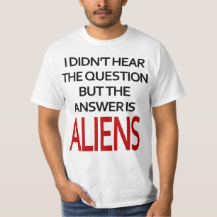 T-shirt La réponse est des aliens