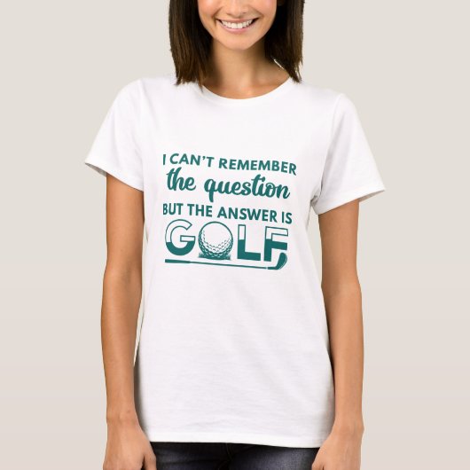 T-shirt La Réponse Est Golf (Devant)