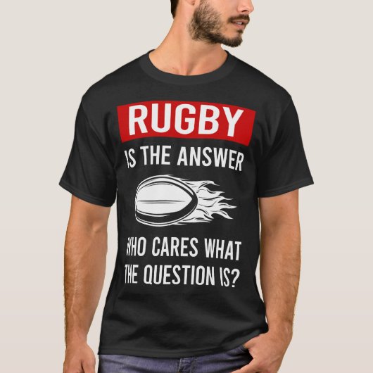 T-shirt La réponse Rugby (Devant)