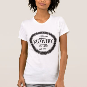 T-shirt La reprise est la vie, 12 étapes anniversaire de l