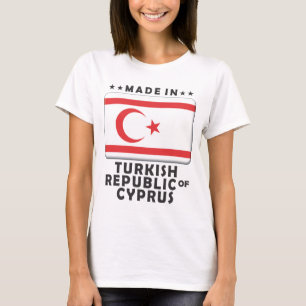 T-shirt La république de Chypre turque faite