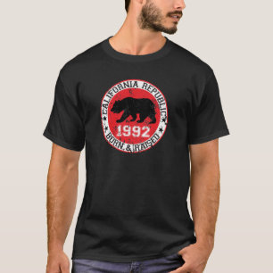 T-shirt la république de la Californie soutenue a soulev