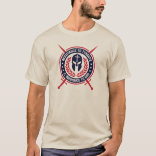T-shirt La résistance aux tyrans est l'obéissance à Die