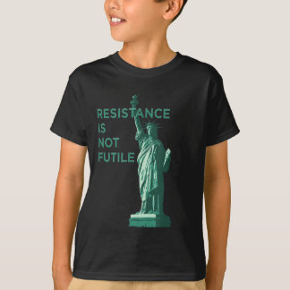 T-shirt La Résistance N'Est Pas Futile Graphique