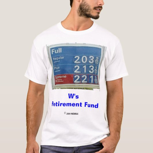 T-shirt La retraite de W (Devant)