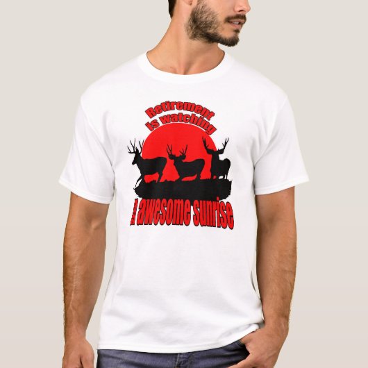 T-shirt La retraite est (Devant)