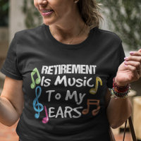 La retraite est musicale Notes musicales colorées