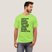 T-shirt La Réunion de famille 2018 (Devant entier)