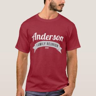 T-shirt La réunion de famille recueillant la coutume
