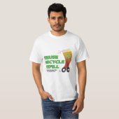 T-shirt La réutilisation, réutilisent, remplissent le (Devant entier)