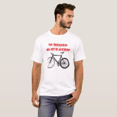 T-SHIRT LA RÉVOLUTION NE SERA PAS MOTORISÉE (Devant entier)