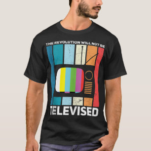 T-shirt La Révolution Ne Sera Pas Télévisée Black L