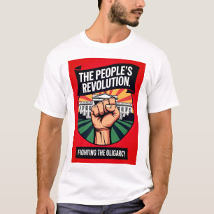 T-shirt La révolution populaire arrête le fascisme