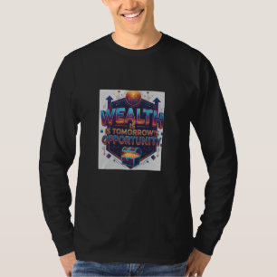 T-shirt "La richesse est l'opportunité de demain" Graphiqu