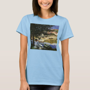 T-shirt La rive de la Seine, Bennecourt par Claude Monet