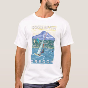 T-shirt La rivière Hood, surfers d'ORWind et pensionnaires