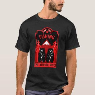 T-shirt La rivière Kispiox Pêche Canada
