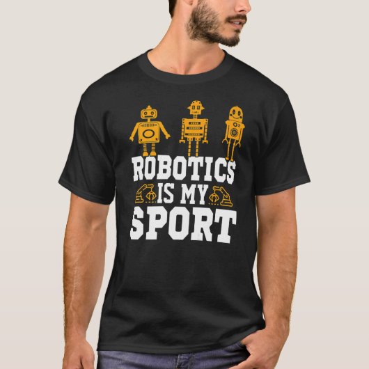 T-shirt La robotique est mon robot sport Mécanique 23 (Devant)