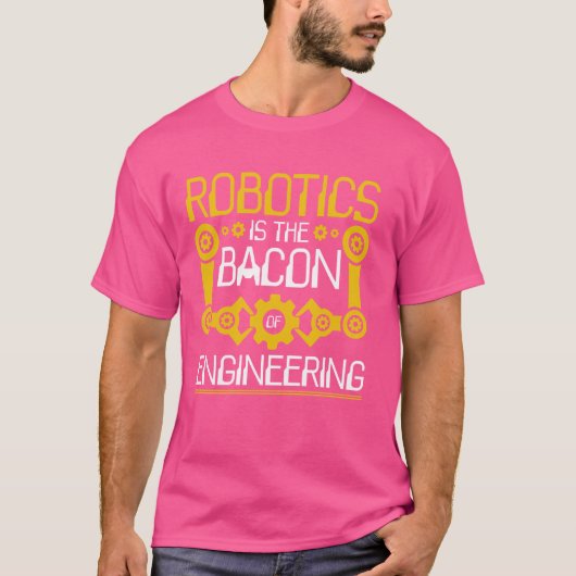 T-shirt La robotique est mon sport Robot Engineering Progr (Devant)