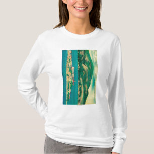 T-shirt La roche, l'île d'Alcatraz et San Francisco