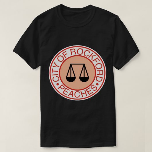 T-SHIRT LA ROCKFORD PEACHES ET SHIRT (Design devant)