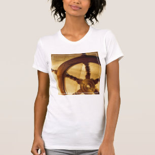 T-shirt La roue et la carte des bateaux