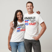 T-shirt La route à la faillite ! (Unisexe)