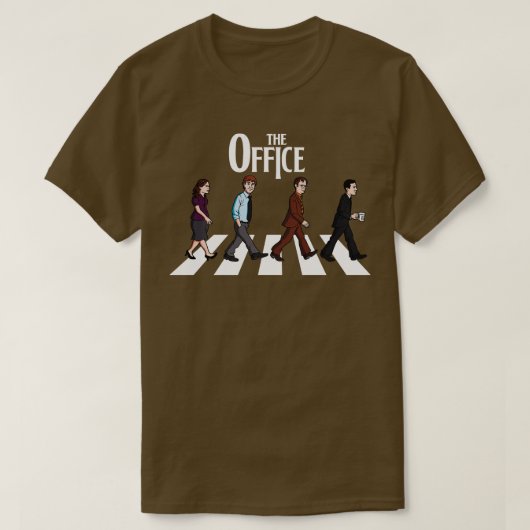 T-shirt La route de bureau (Design devant)