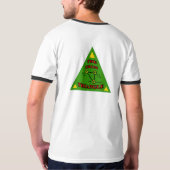 T-shirt La route de tonnerre était la manière à la (Dos entier)