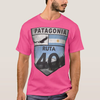 T-shirt La Route Mythique De L'Argentine Signe.