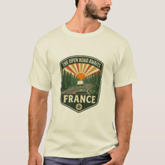 T-shirt La route ouverte attend France