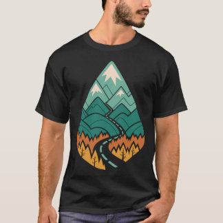 T-shirt La Route Parcourt L'Été