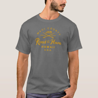 T-shirt La route vers Hana Maui Hawaii Vintage Hawaïen Sur