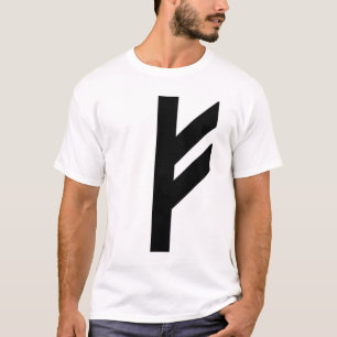 T-shirt La Rune Fehu (noire)